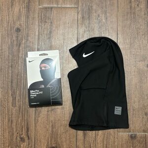 NlKE SKI MASK THERMA-FIT/ NlKE PRO HYPERWARM BALACLAVA HOOD BLACK